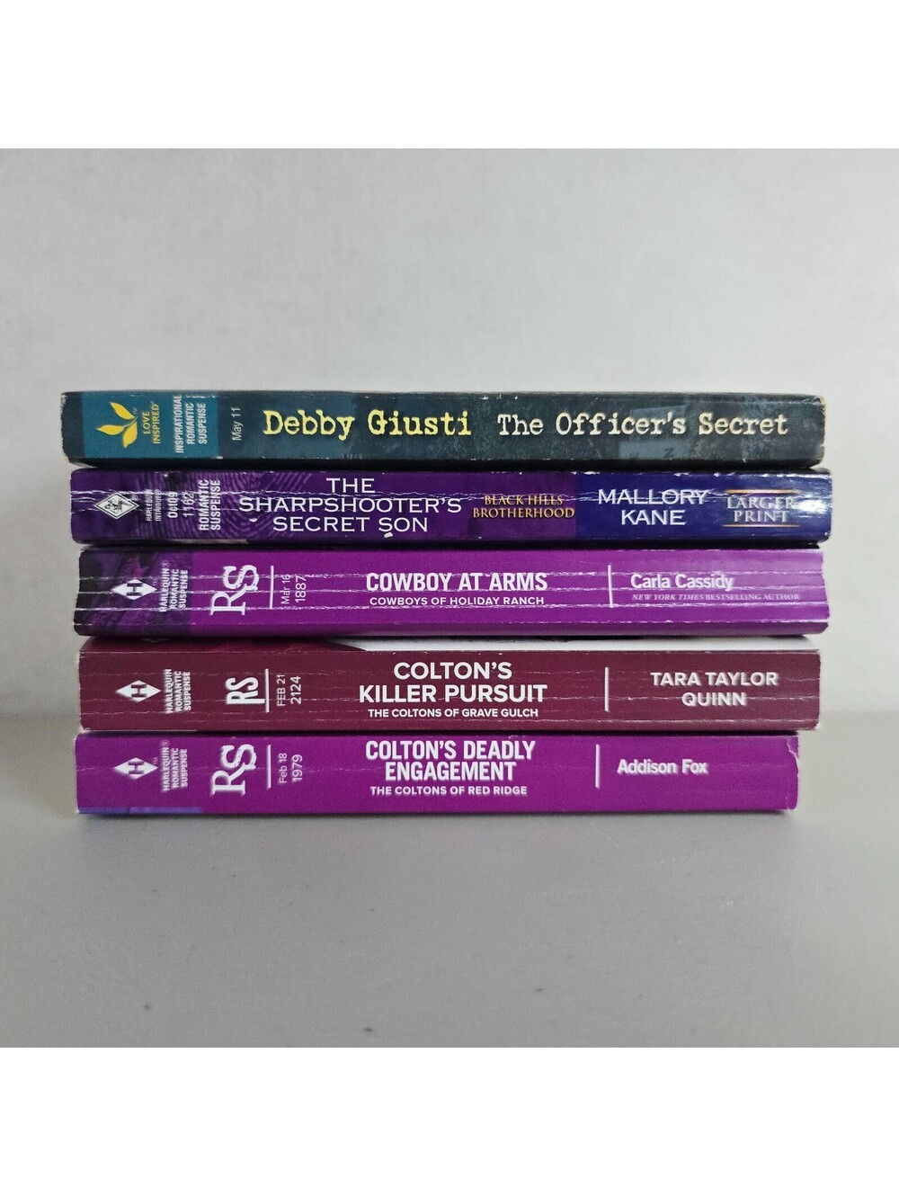 Harlequin Intrigue & Romantic Suspense Book Lot Colton Cowboy Secret Son